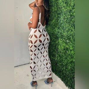 Diamond cutout dress